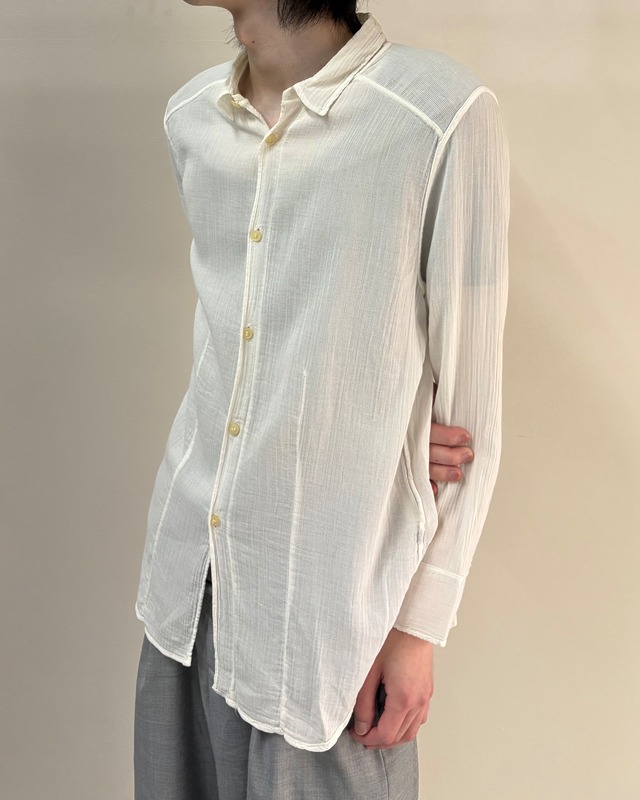 【Neil Barret】cotton gauze shirt