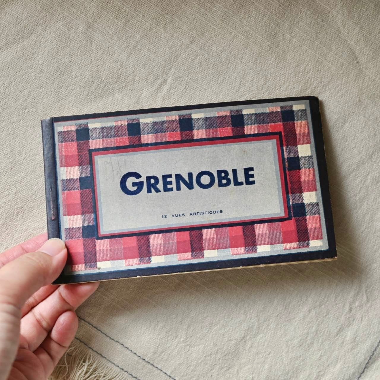 【 VINTAGE 】フランスの古いポストカードブック GRENOBLE|写真集 ヴィンテージ インテリア 雑貨屋