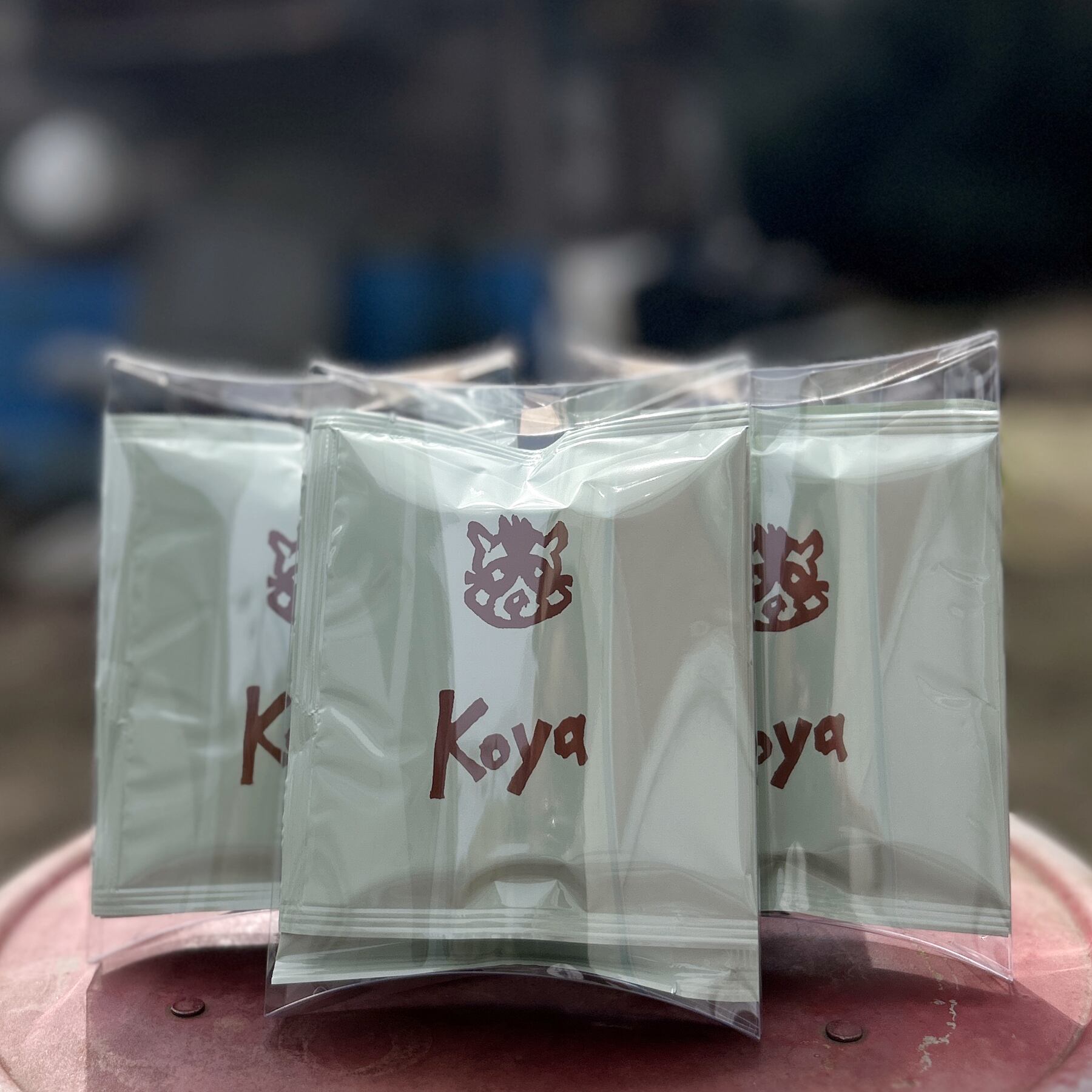 ドリップバッグ3個入りクリアーケース入り　［あらいぐまブレンドⅥ  小屋珈琲のブレンド］