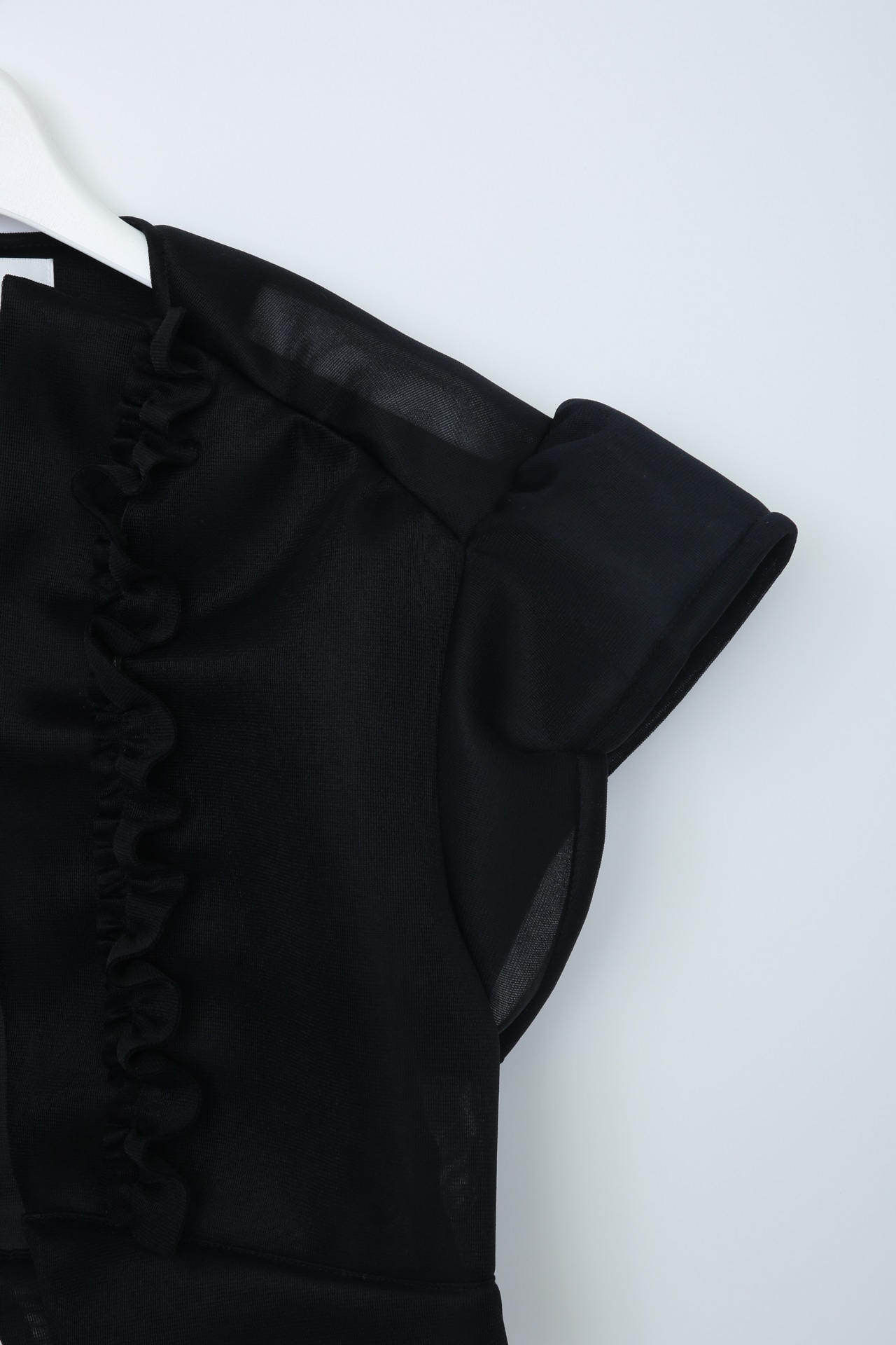 Sheer compact blouse