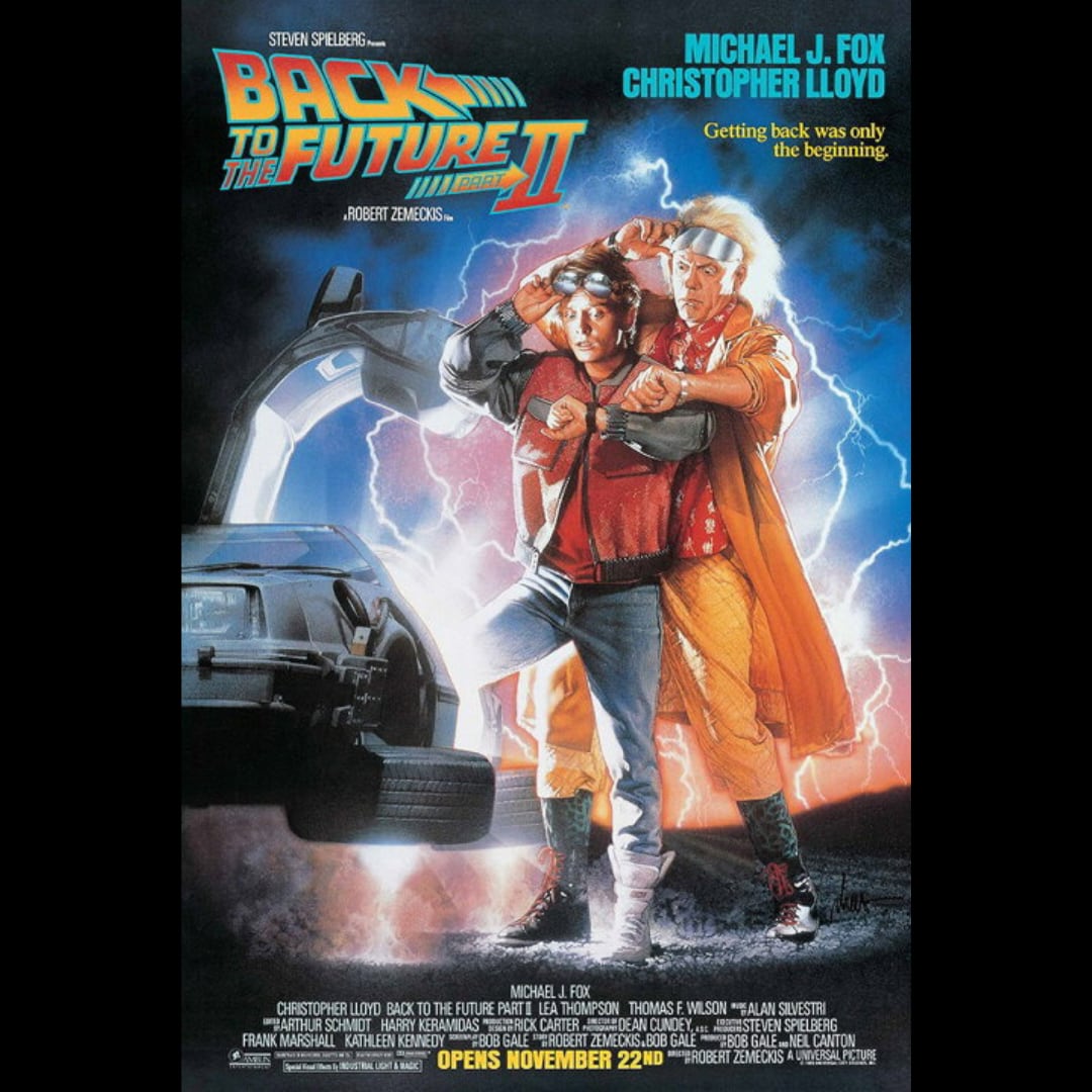 【 バックトゥザフューチャー（Back to the FutureⅡ）】マーティ&ドク / 映画Tシャツ / Tシャツ〚アメリカン雑貨 アメトイ〛