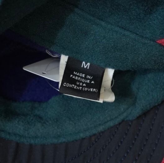 90s patagonia ダックビル フリース キャップ USA製 M/パタゴニア