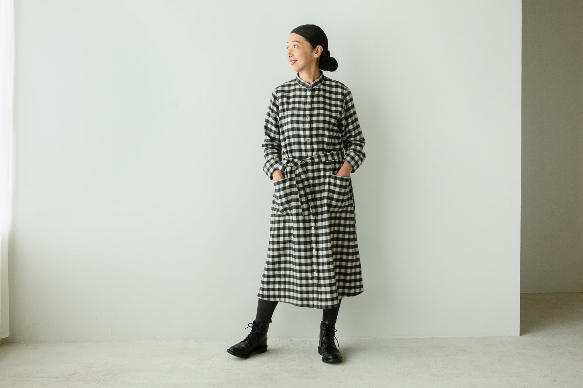 HAND ROOM WOMENS」ギンガムチェックワンピース | 天然生活 ONLINE SHOP