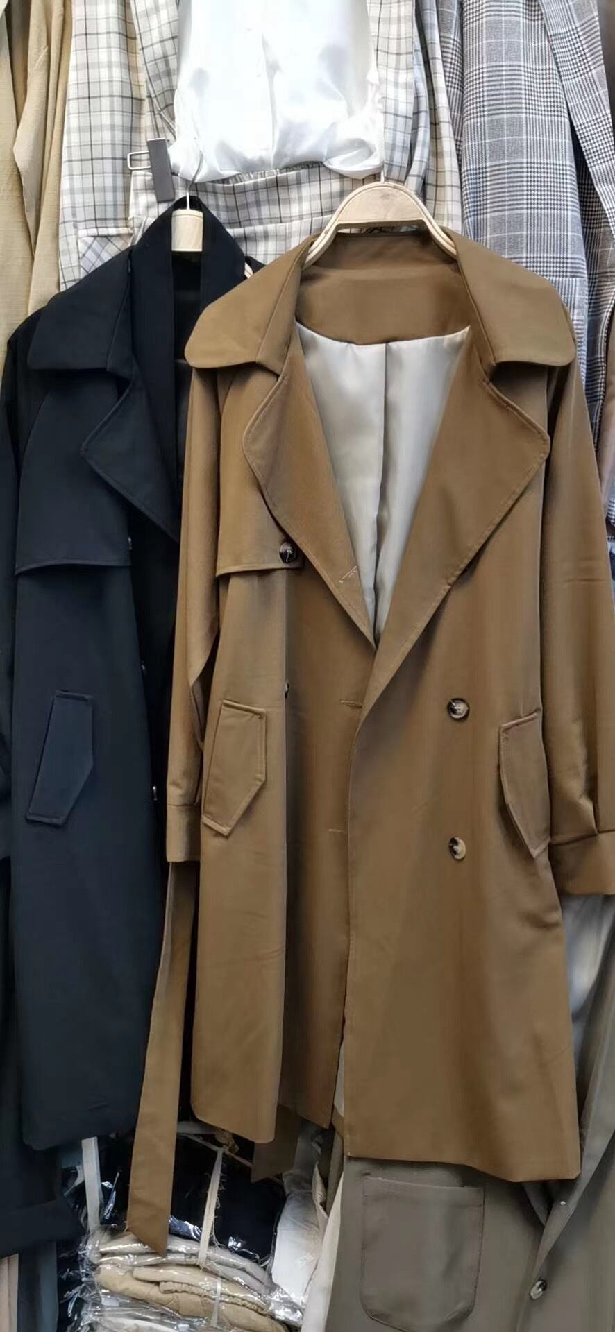 ウエストリボンロングコート