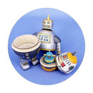 《 スタジオ ナナホシ 》ROBOSHICA　マトリョーシカ　3個型
