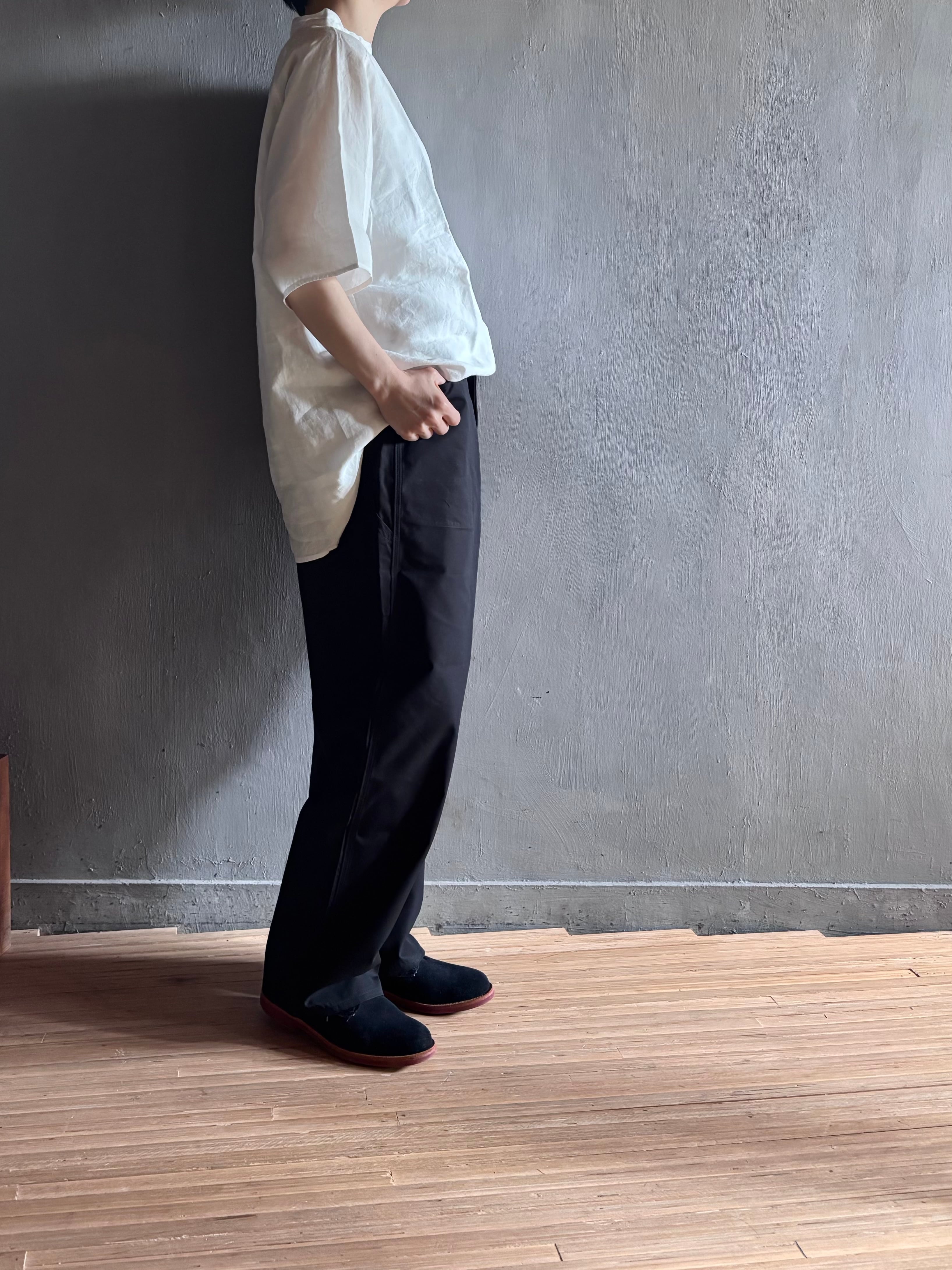 CIOTA｜Cotton Polyester Painter Pants , Black | CORNER_122