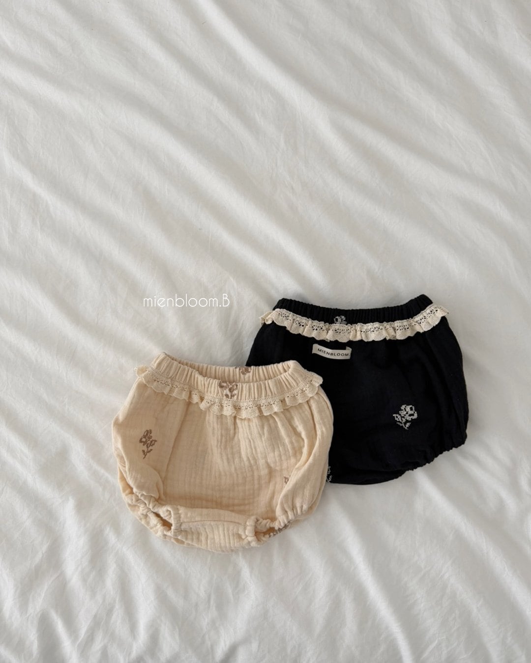 送料無料【予約】/ baby ロース刺繍ブルマ / mienbloom