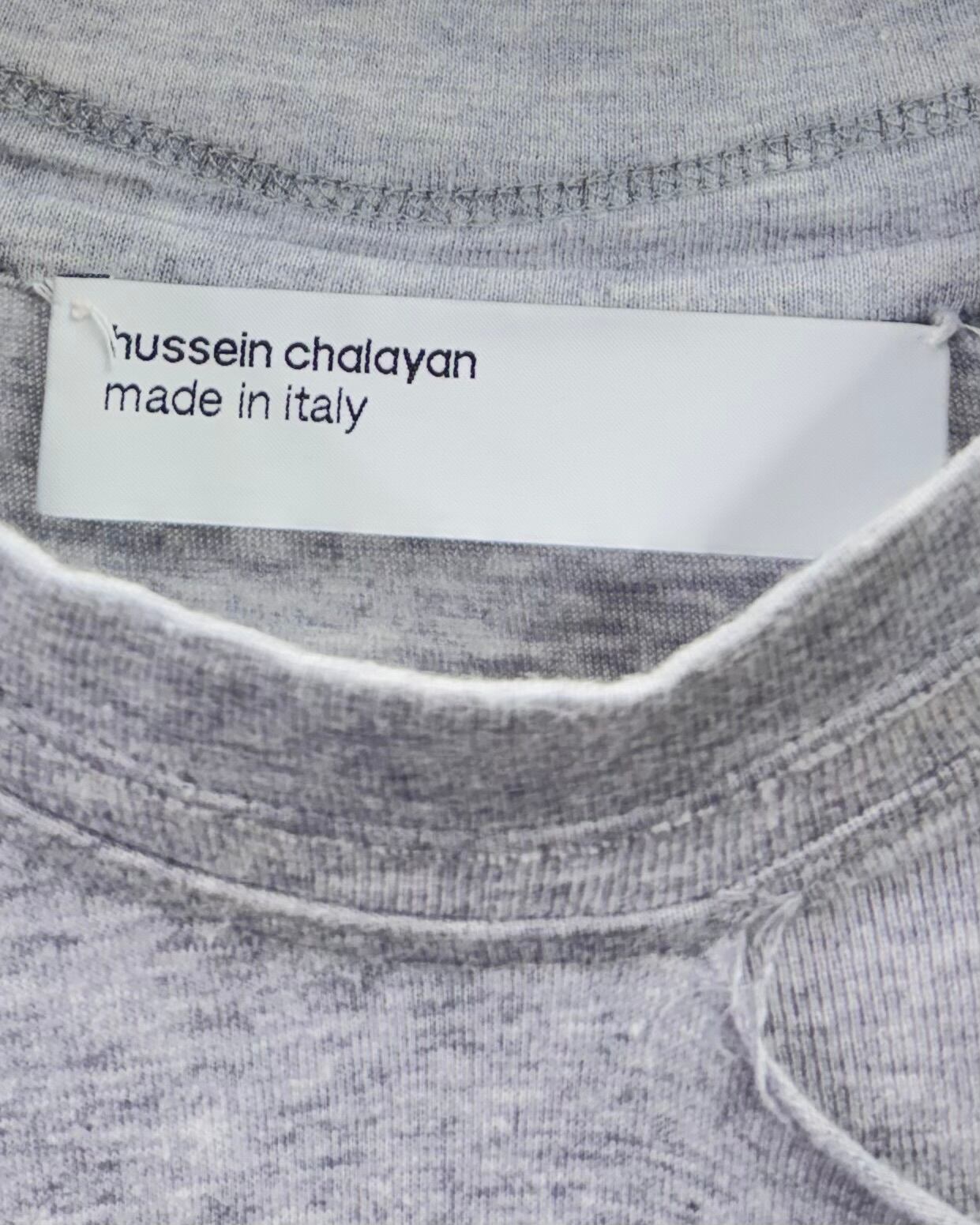 SS2003 HUSSEIN CHALAYAN DISTRESSED T-SHIRT | ZSC