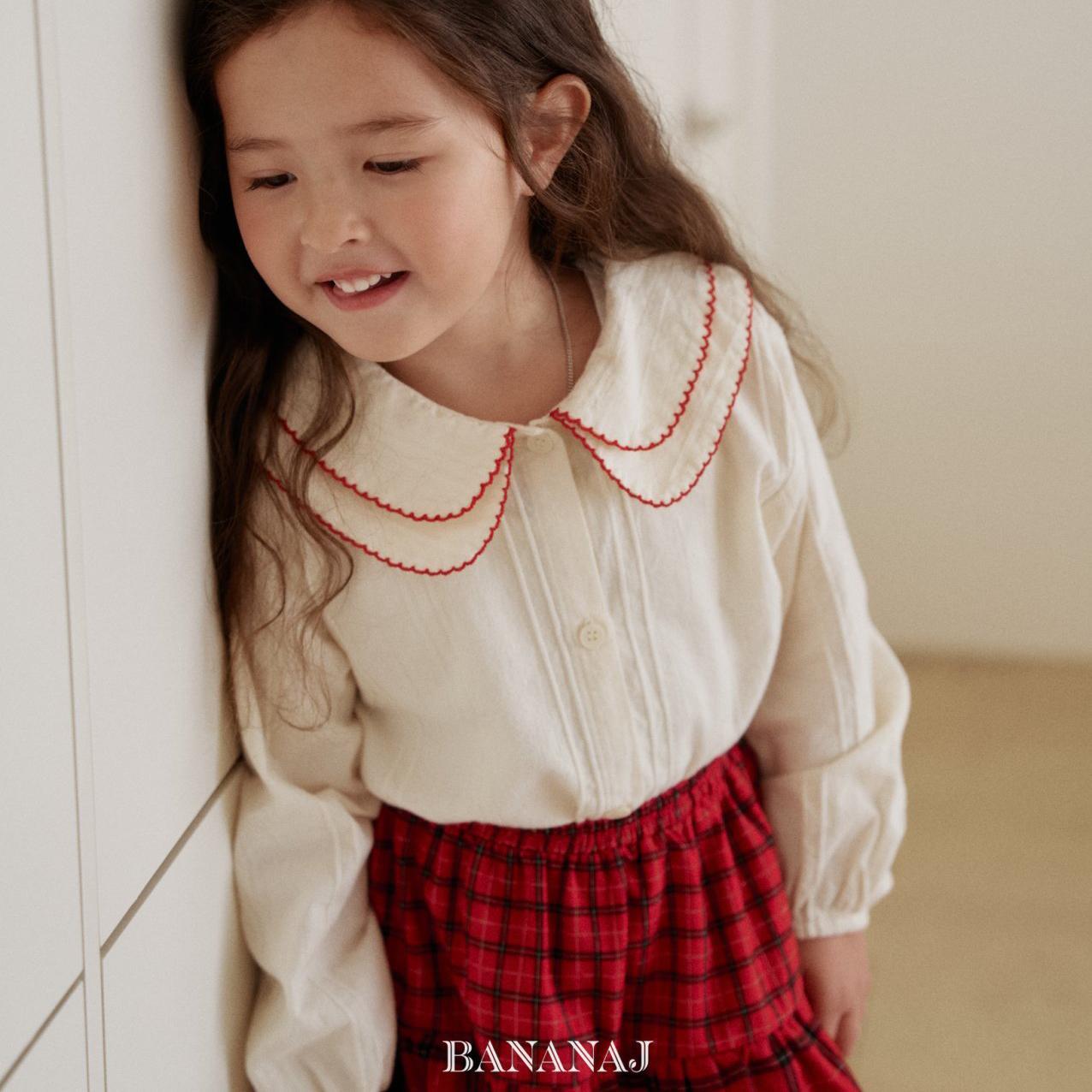 «予約»«ジュニアサイズあり»«Banana J» ラテブラウス