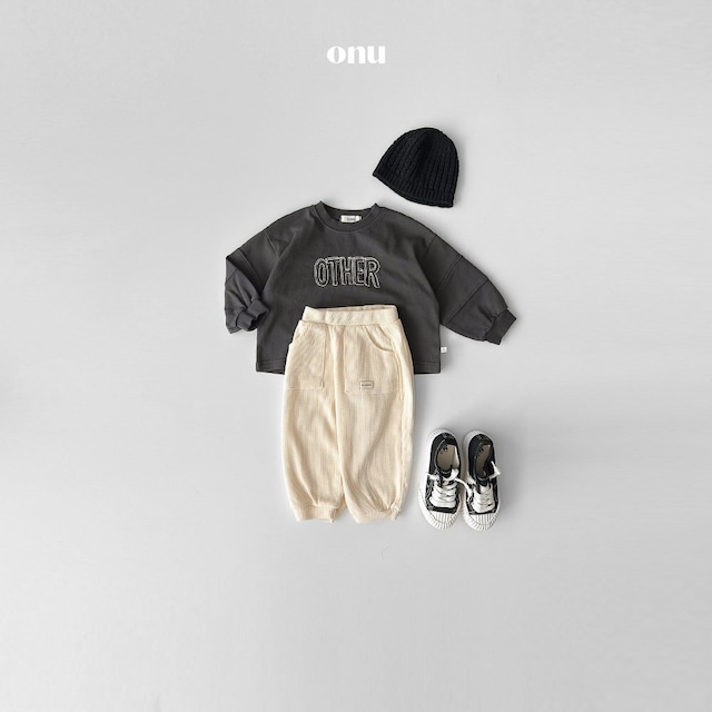 《即納》送料無料 【ONU】onu stitch embroidery tee