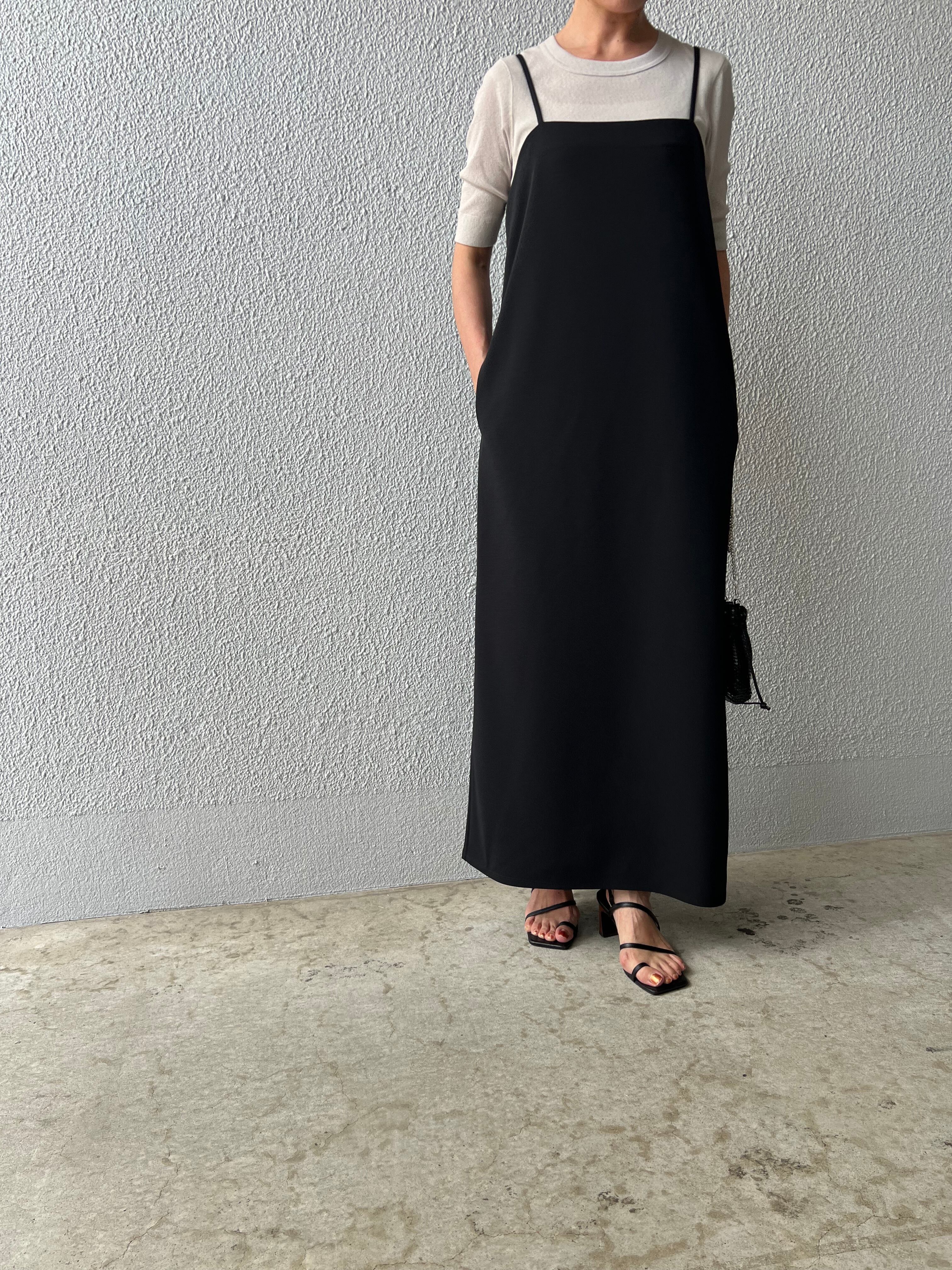 【PASSIONE】バックスリット入りストレッチキャミワンピ　5316114