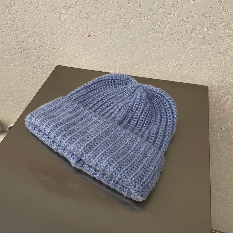 9色展開ケーブル編みニット帽子 | mblueshop