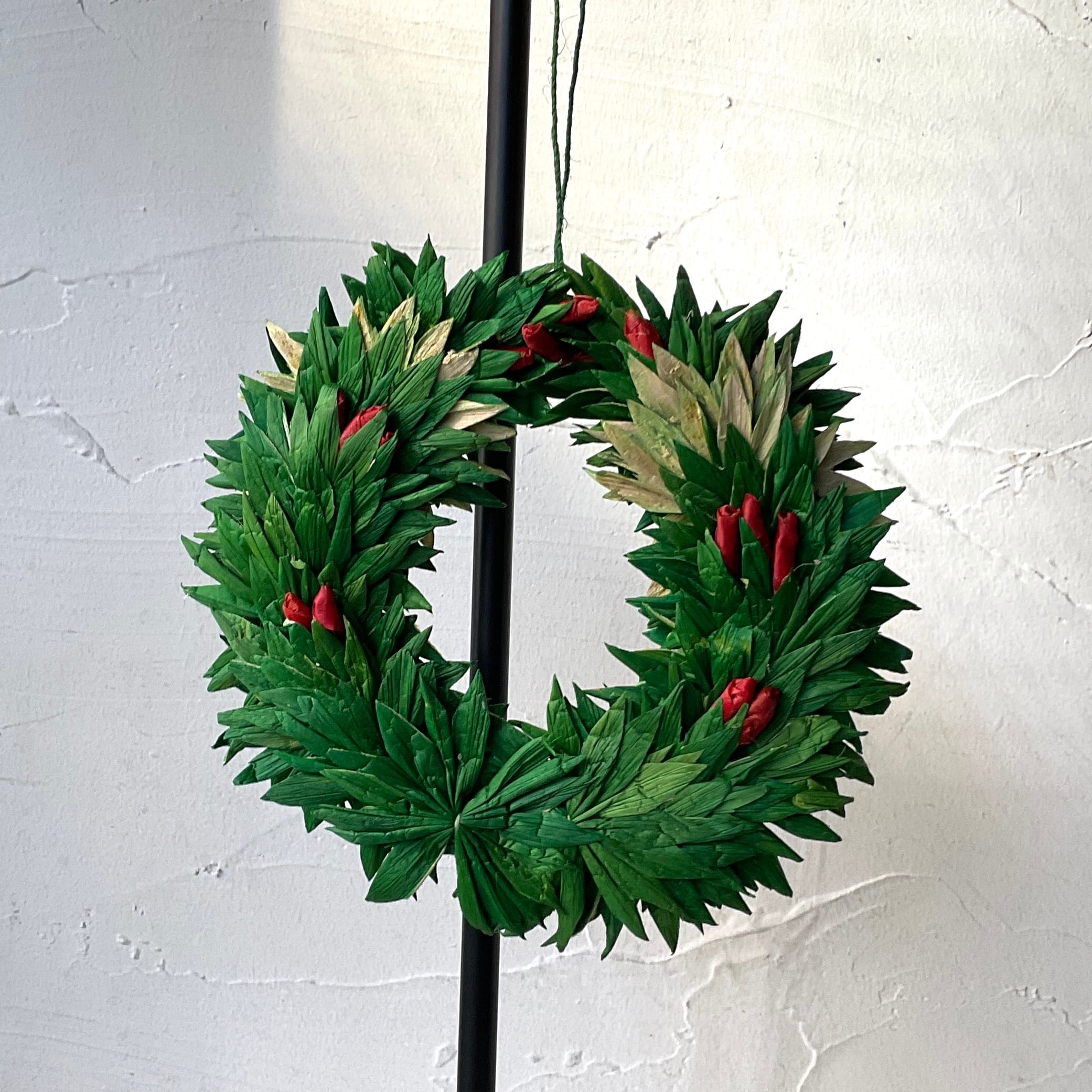 【ピープルツリー】ホテイアオイのクリスマスリース