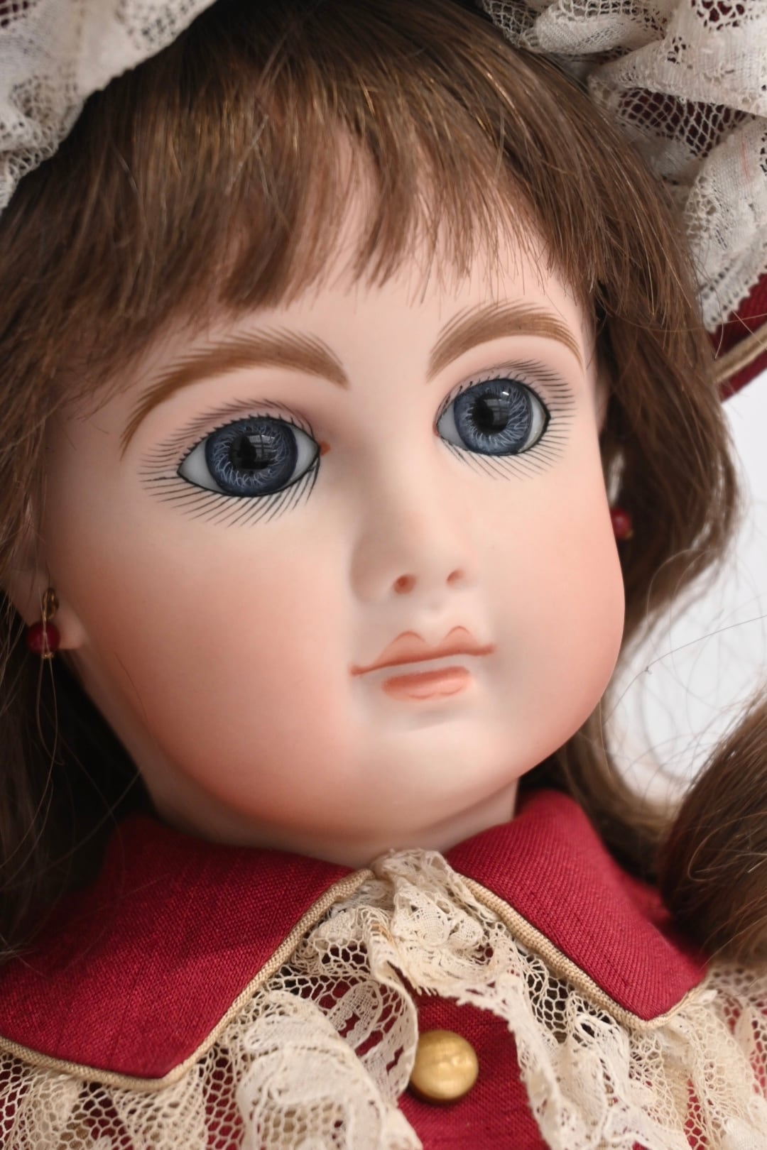 ビスクドール テート ジュモー ラルフローレン ドレス 帽子 カメオ 赤珊瑚 草苅尚代作品】テートジュモー/ 41cm | Shall we doll ONLINE SHOP