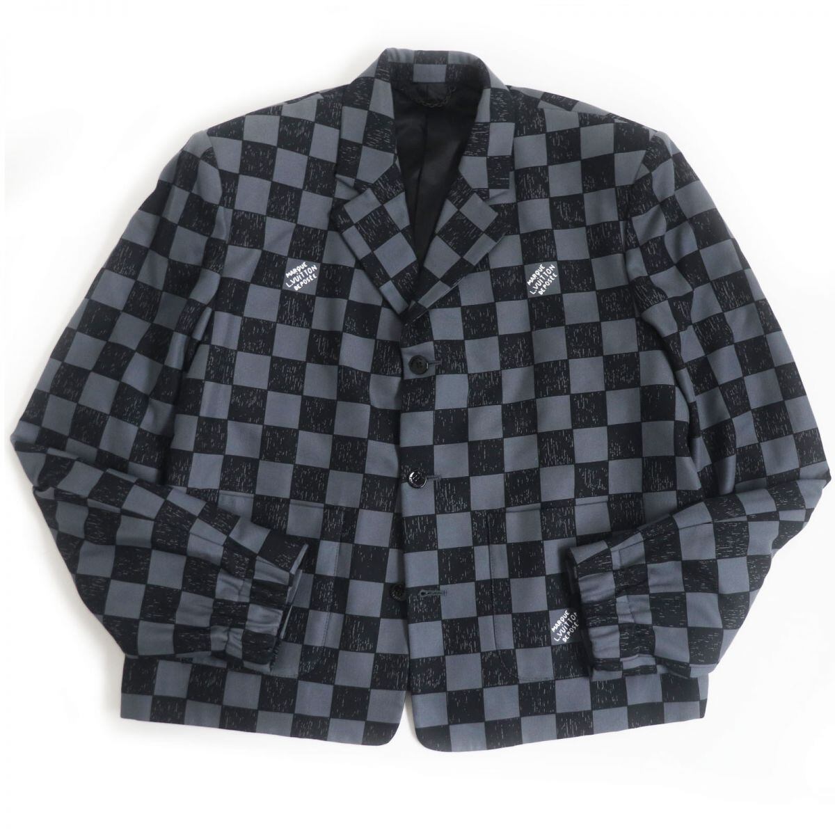 Louis Vuitton ボクシージャケット 極美品□21AW LOUIS VUITTON/ルイヴィトン ヴォクシー ダミエ