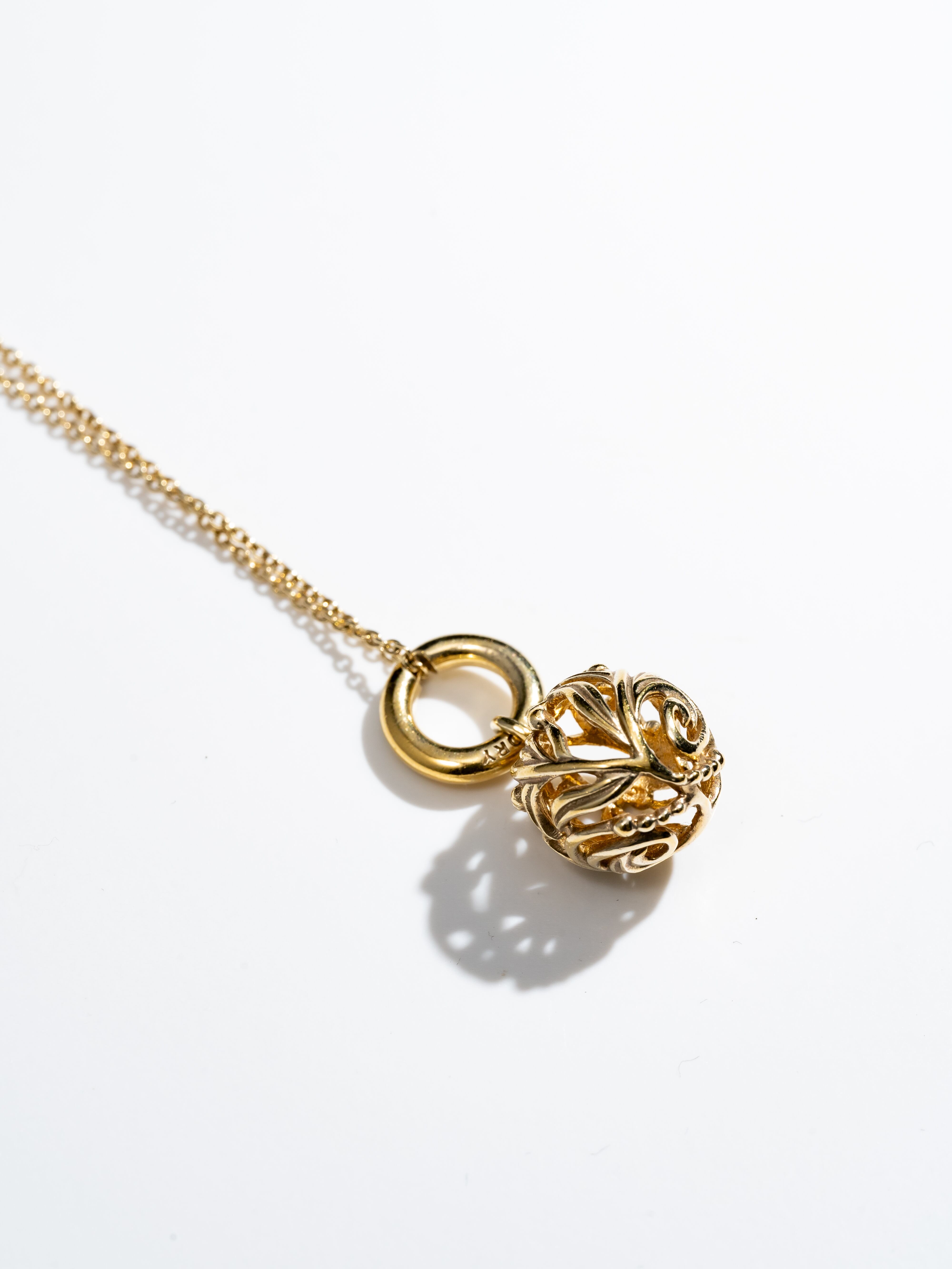 Vintage sterling silver gold plated designer's necklace