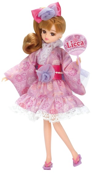 【在庫処分】リカちゃん ドレス LW-13 おまつりパープル