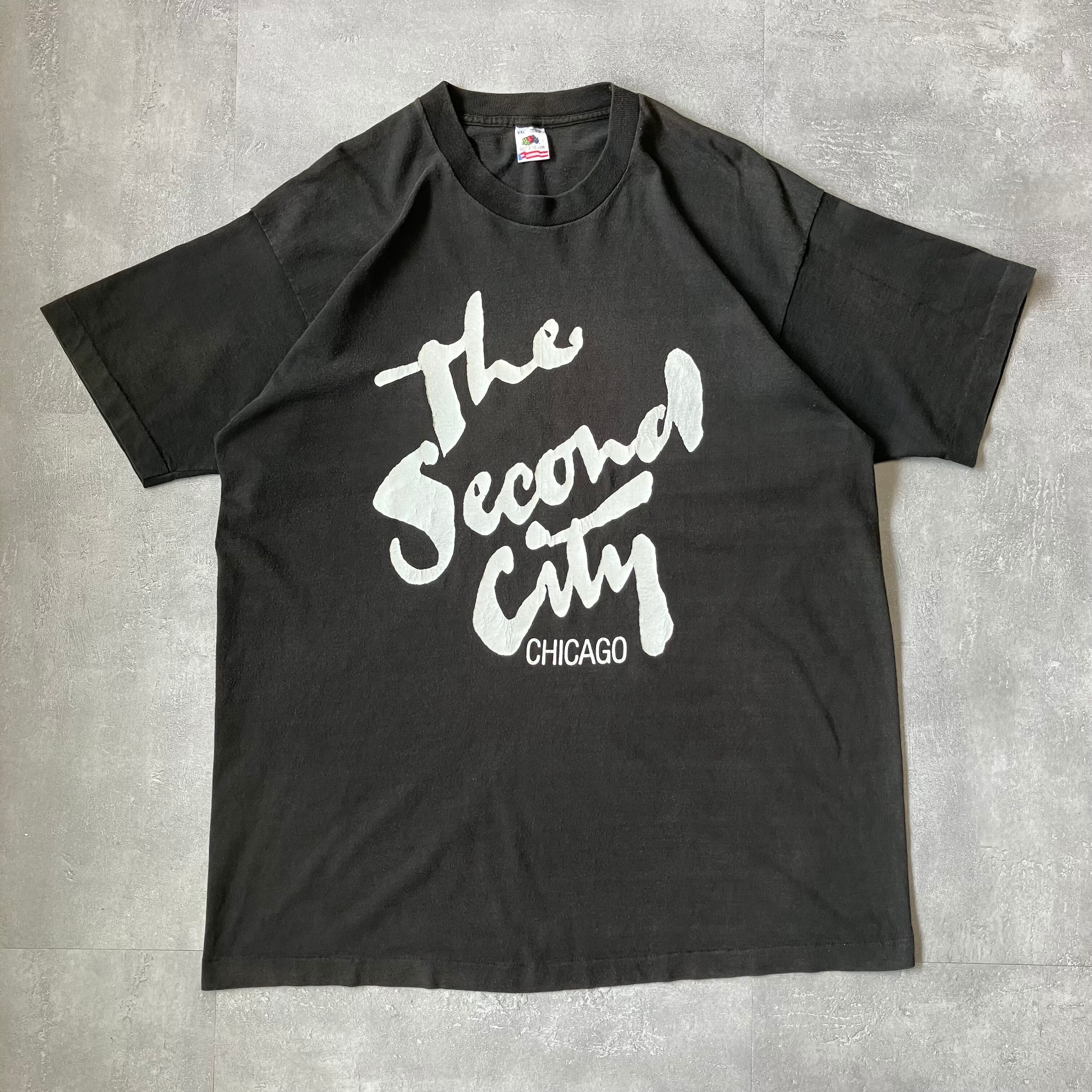 《XXL size》FRUIT OF THE ROOM フルーツオブザルーム 90s usa製 プリントTシャツ ブラック No.3319