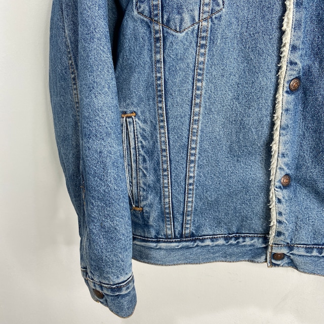 『送料無料』90s Levi's デニムボアジャケット 527 USA製 ブルゾン