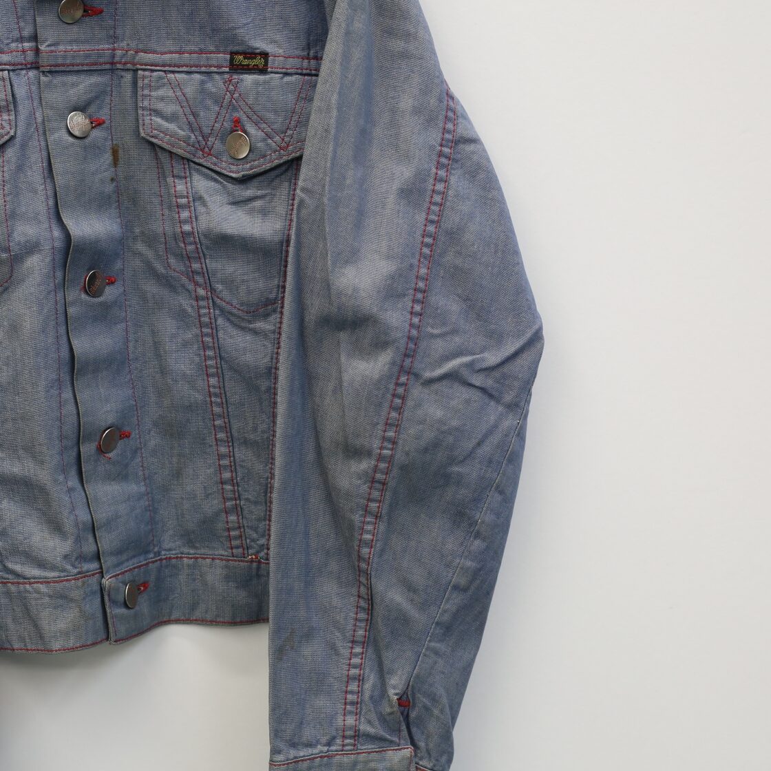 WRANGLER ラングラー USA製 70年代 デニムジャケット 長袖 Gジャン 黒 