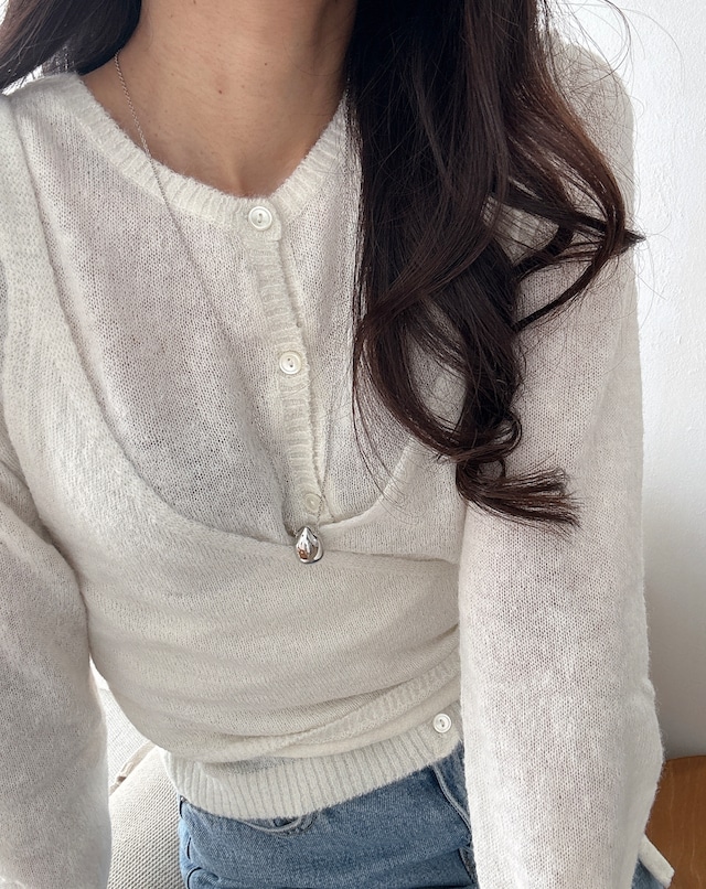 (即納) Fil. / Oval silver pendant