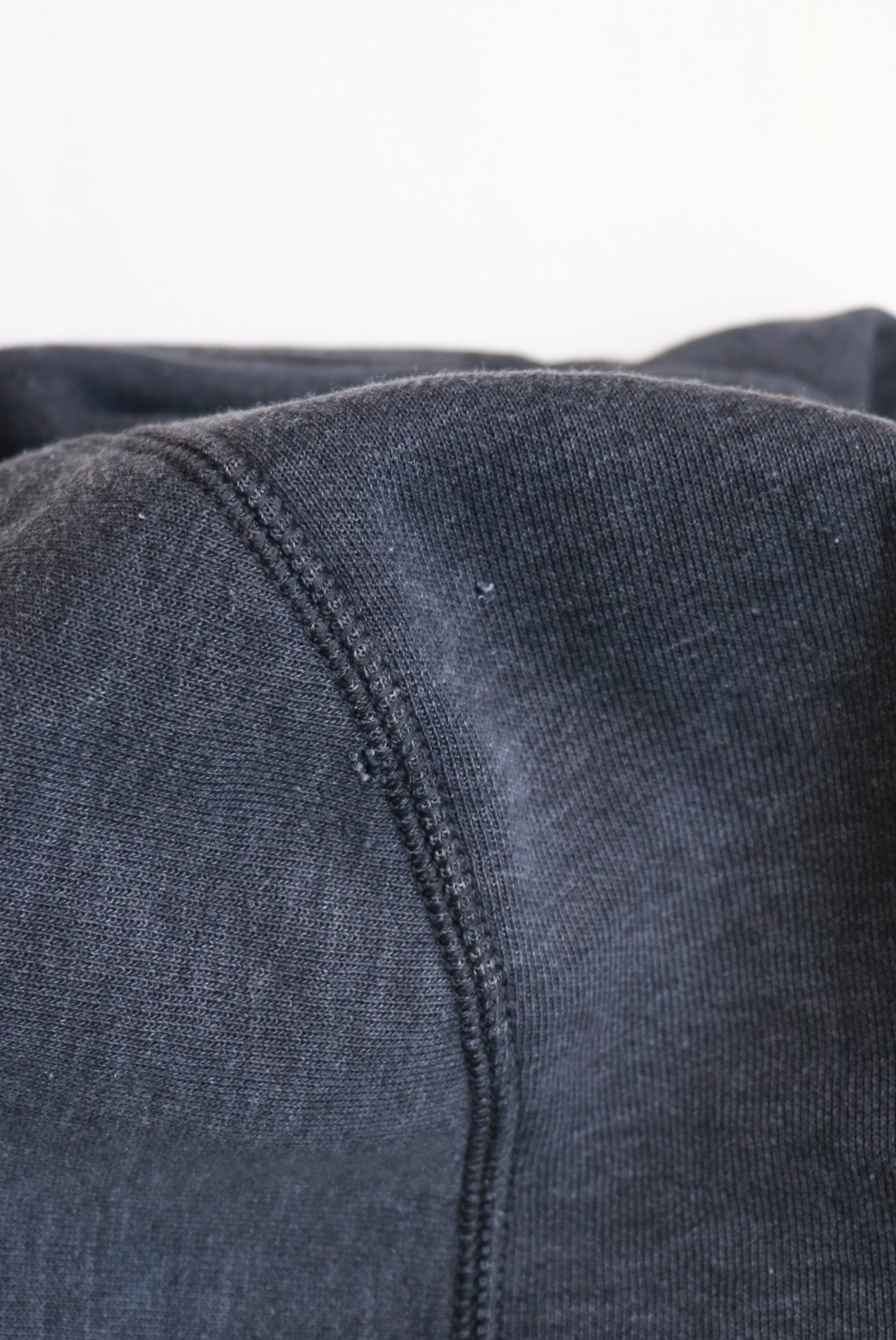 Russell Athletic gray damaged hoodie