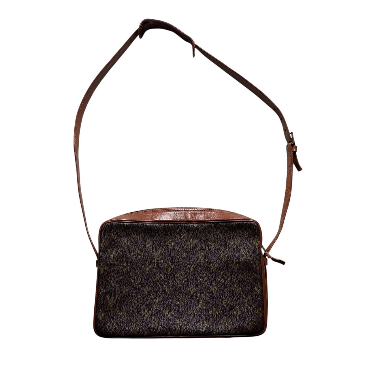 vintage 1982’s LOUIS VUITTON pvc × leather shoulder bag “Sac Bandouliere”