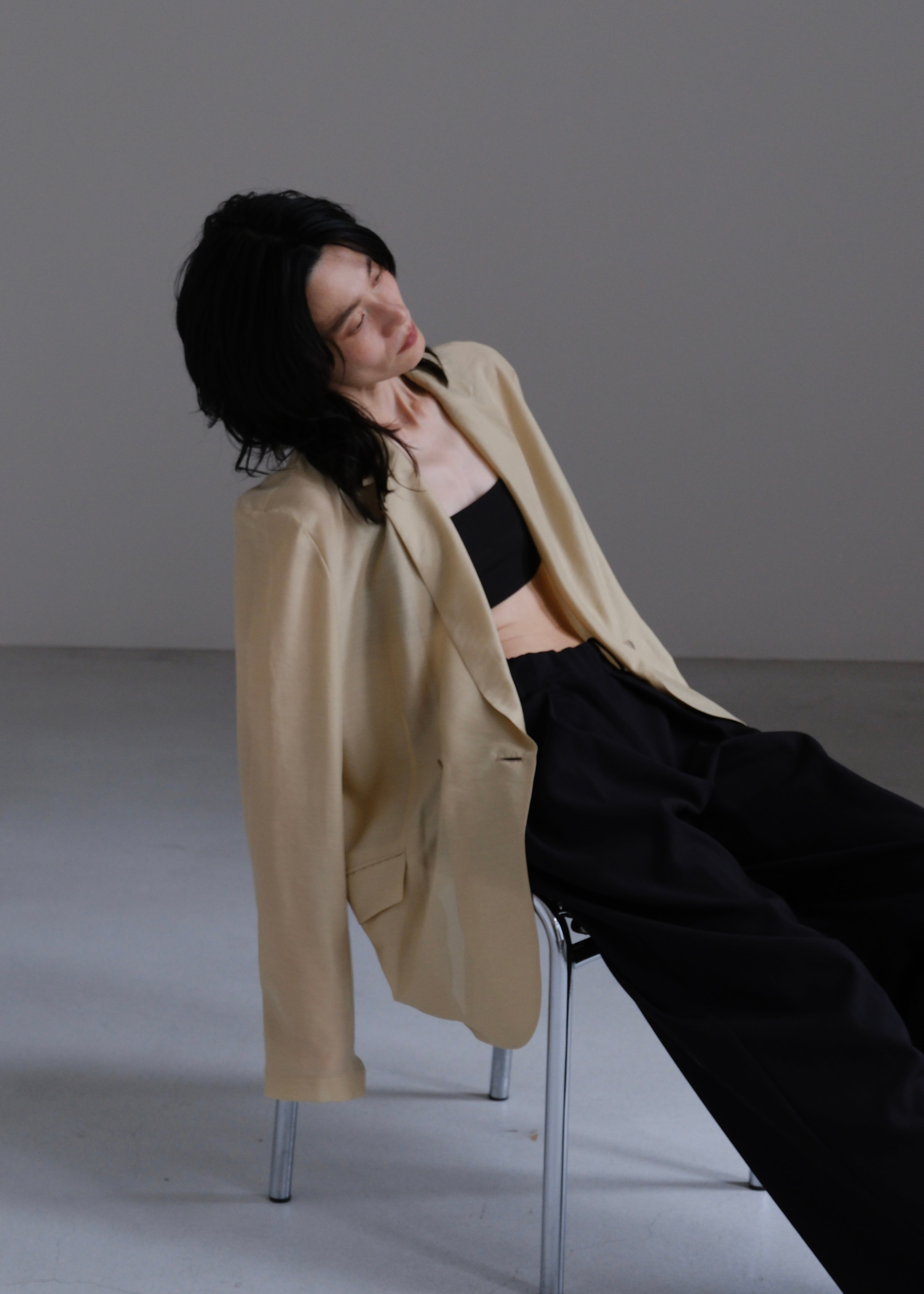 新品 aere アエレsheer tumbler jacket シアージャケット sheer tumbler jacket -made in Japan - | aéré