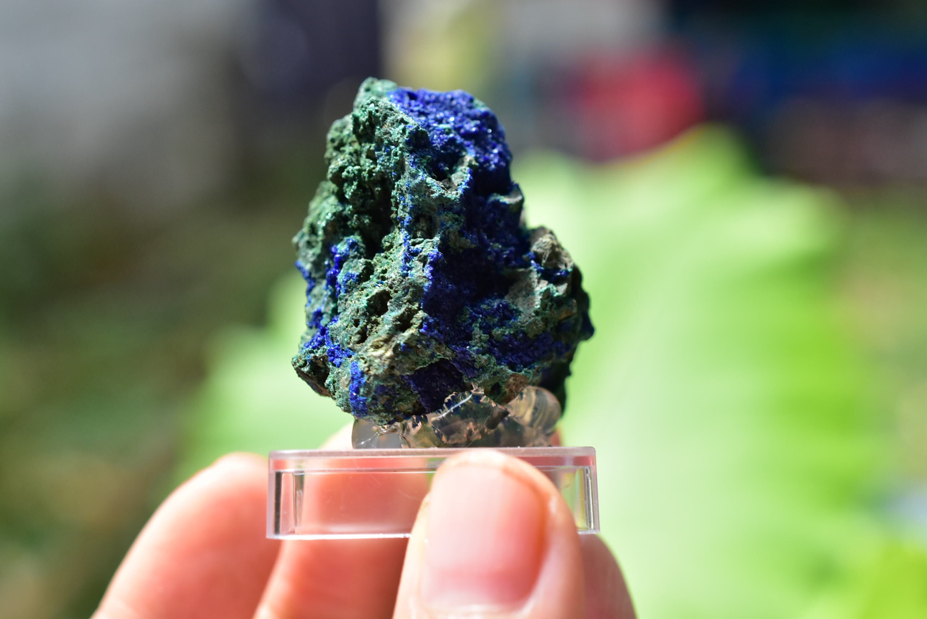 2つの石がひとつに☆アズロマラカイト原石 azm004 | Funky garuda