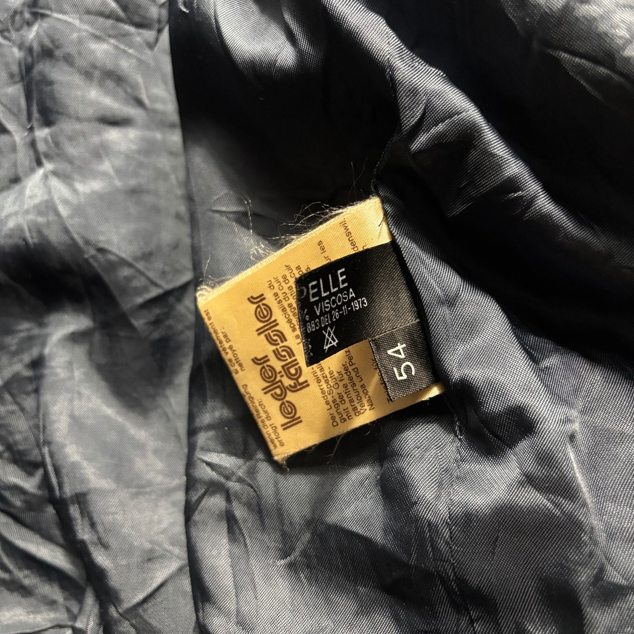 Made in Italy fade black nubuck valstar jacket