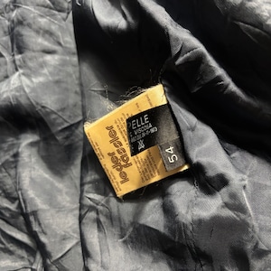 Made in Italy fade black nubuck valstar jacket