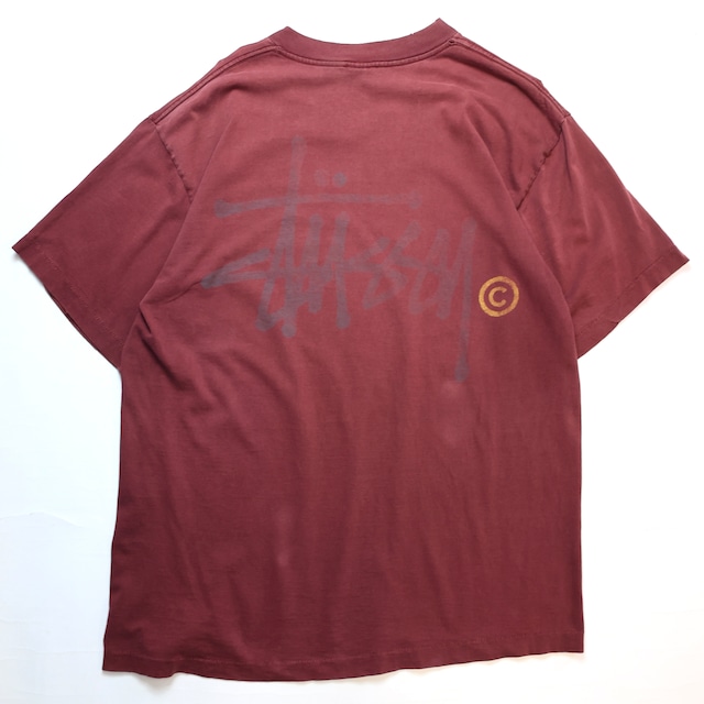 90S STUSSY STOCK LOGO TSHIRT