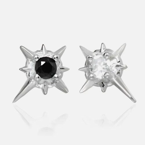 Star design earrings C0470