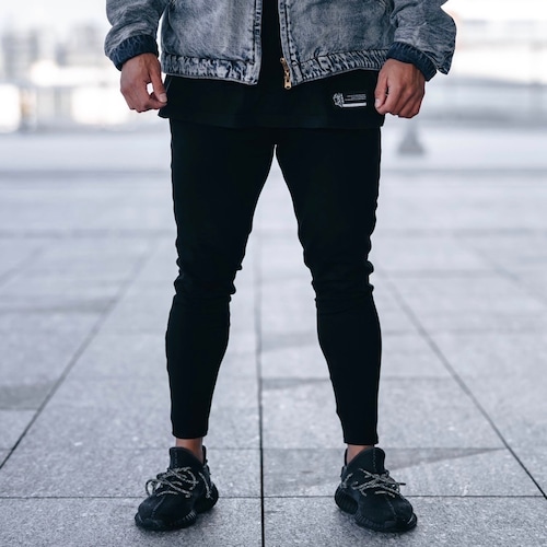 "Crusher" Jogger Pants (Black)