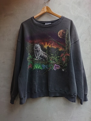 1990s TIGER PRINT SWEAT SHIRTS