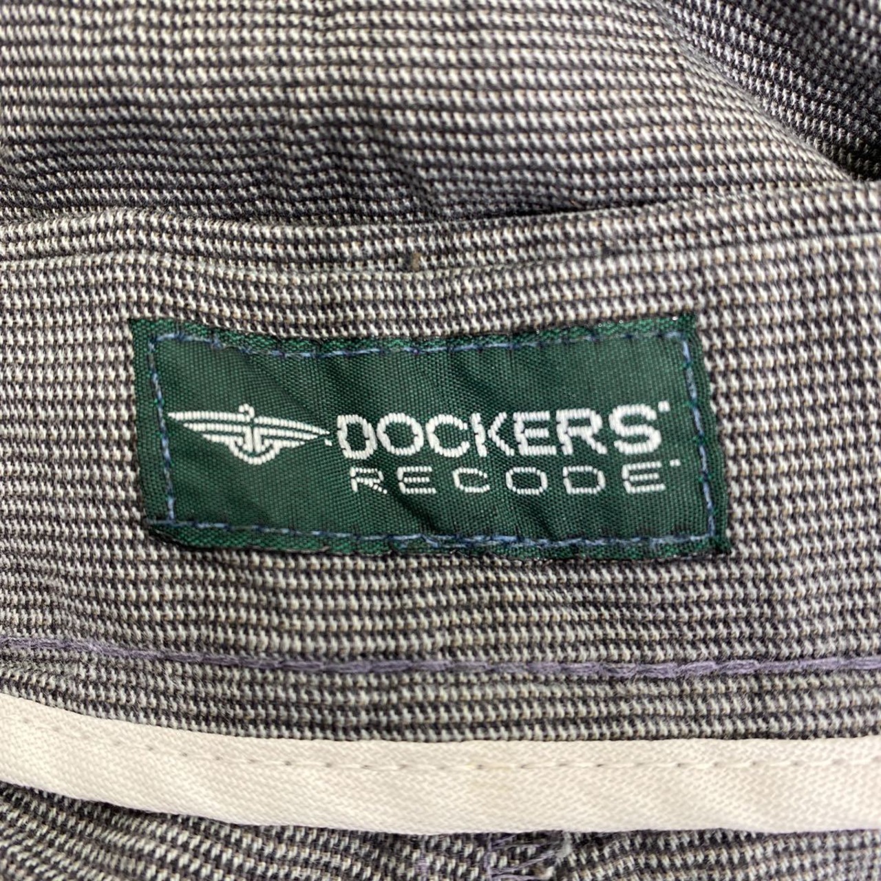 DOCKERS RECODE スラックス W37程度 ドッカーズ ビッグサイズ 2タック 