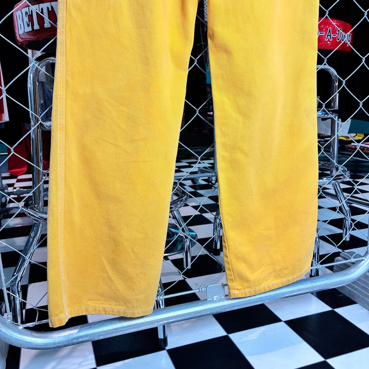 Dickies カラーペインターパンツ イエロー ディッキーズ