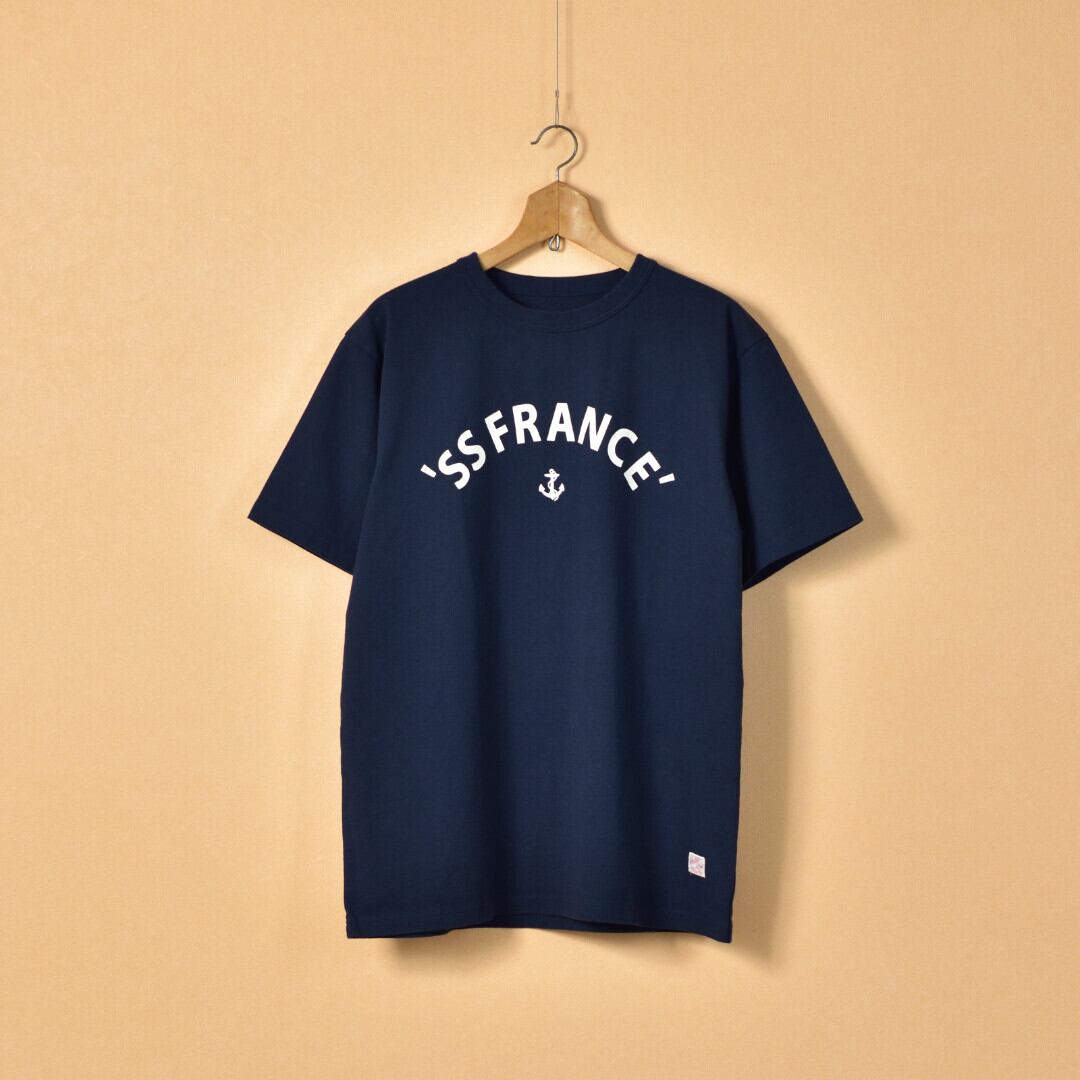 快晴堂 カイセイドウ UNIT-Tシャツ SS FRANCE ベーシックフィット・ネイビー 納得の品質