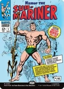 MTG《サブマリナー、ネイモア/Namor the Sub-Mariner(MSH)》英語