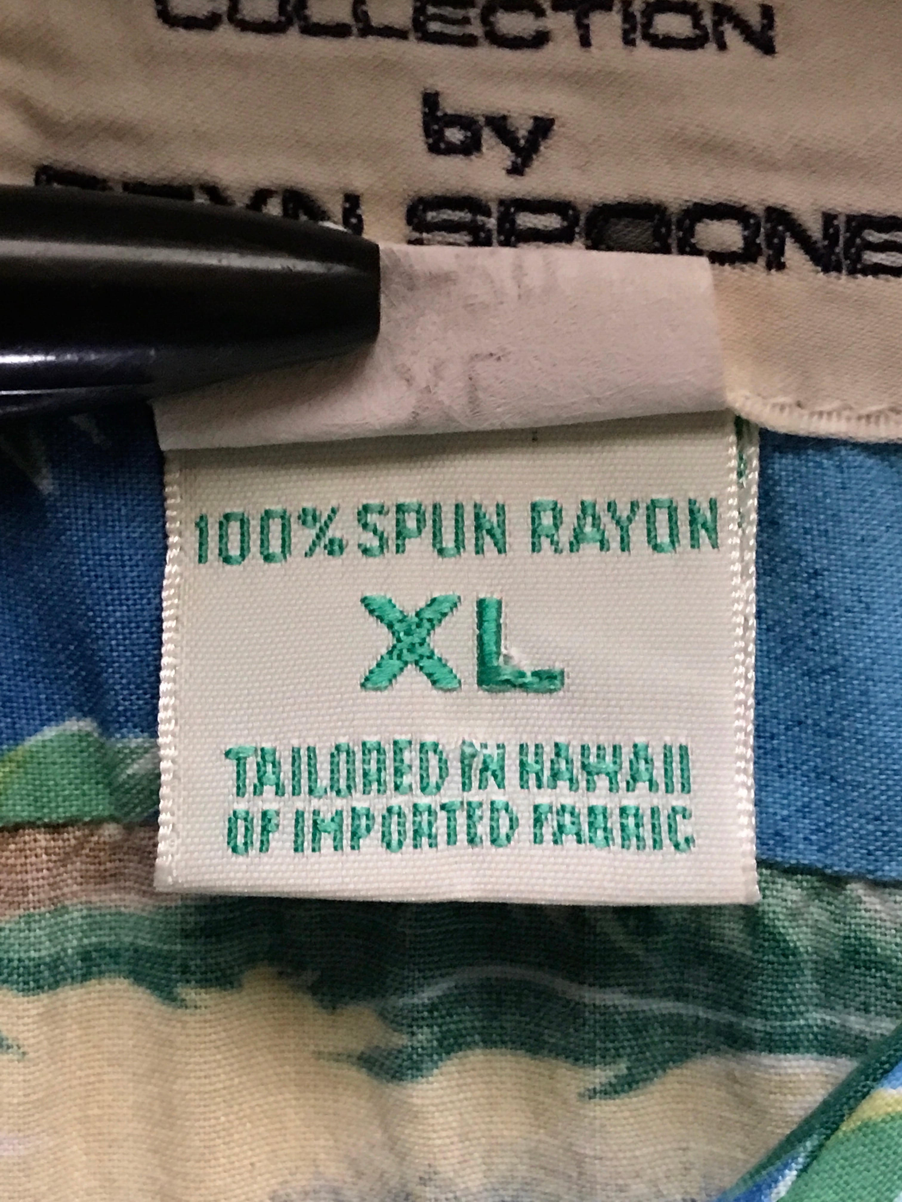 90's Reyn Spooner レーヨンハワイアンシャツ “DIETRICH VAREZ COLLECTION”　レインスプーナー