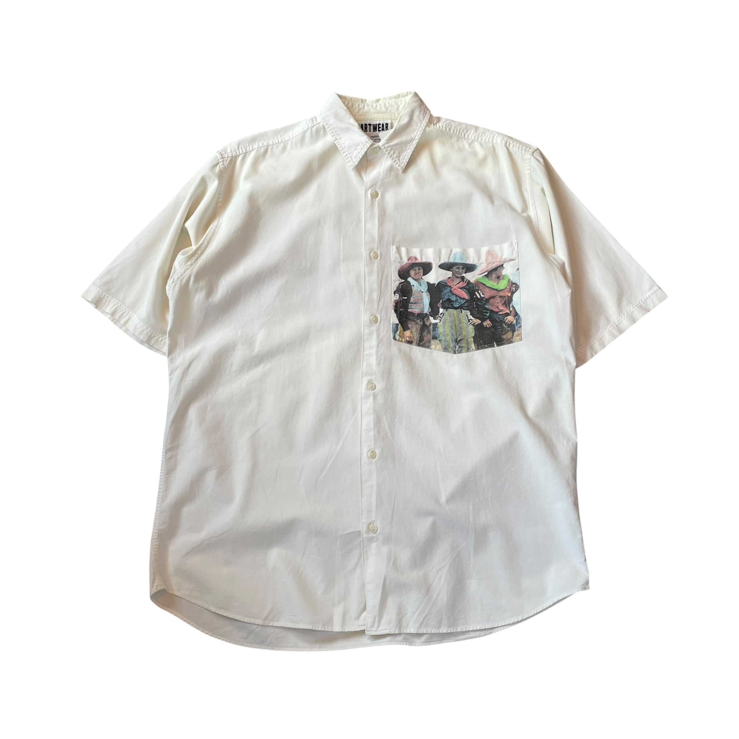 1980s ARTWEAR "BOB WADE" S/S Cotton Shirt