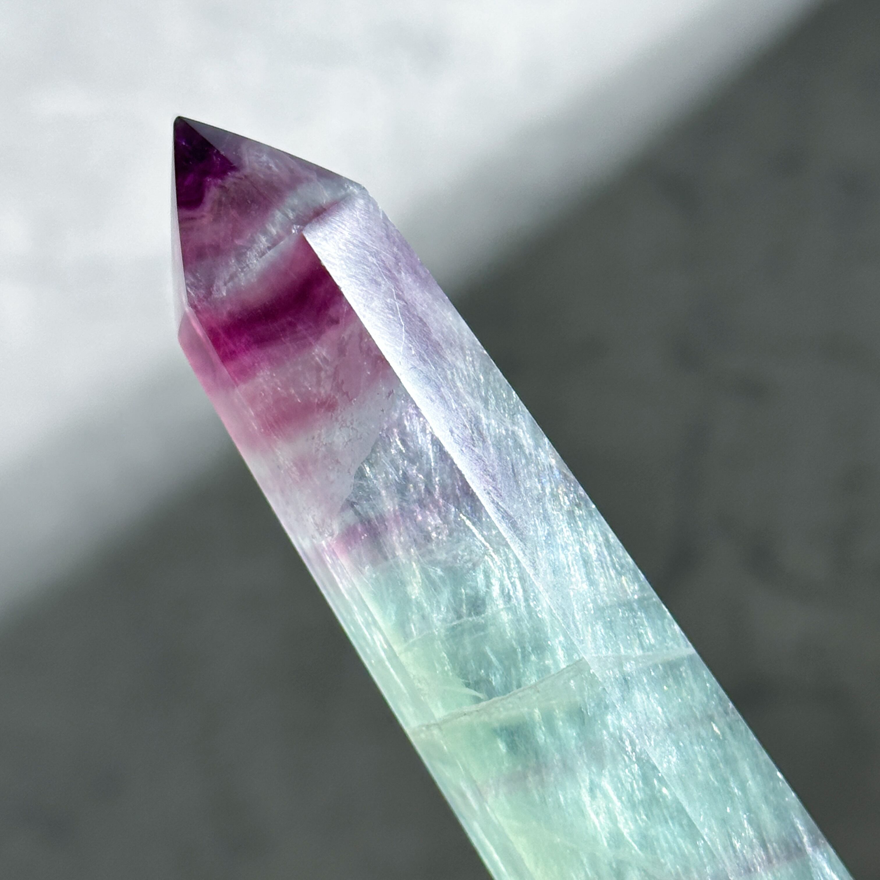 レインボーフローライト タワー23◇ Rainbow Fluorite ◇天然石・鉱物