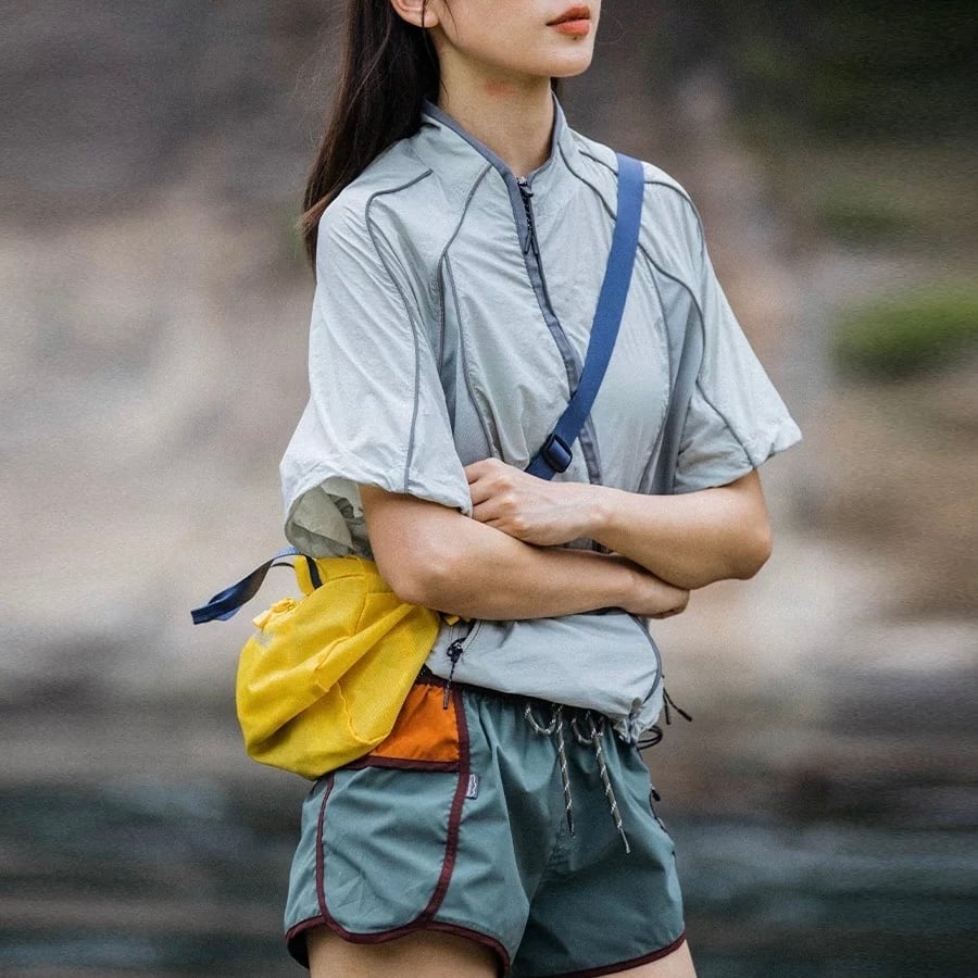 スタンドカラーショートスリーブシャツ J0268