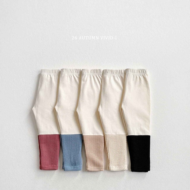 【取寄】vivid-i｜soft leg warmer leggings｜ソフトレッグウォーマーレギンス｜XS-JM｜kids&jr｜26 autumn