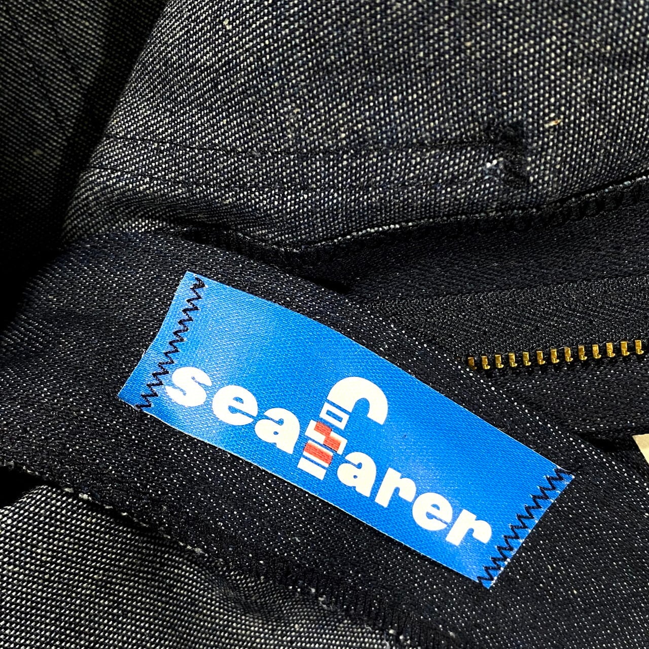 90年代 デッドストック SEAFARER デニムセーラーパンツ フレアパンツ