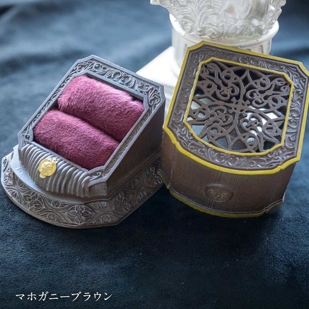 シャペルボックス｜マホガニーブラウン | Airi museum jewelry
