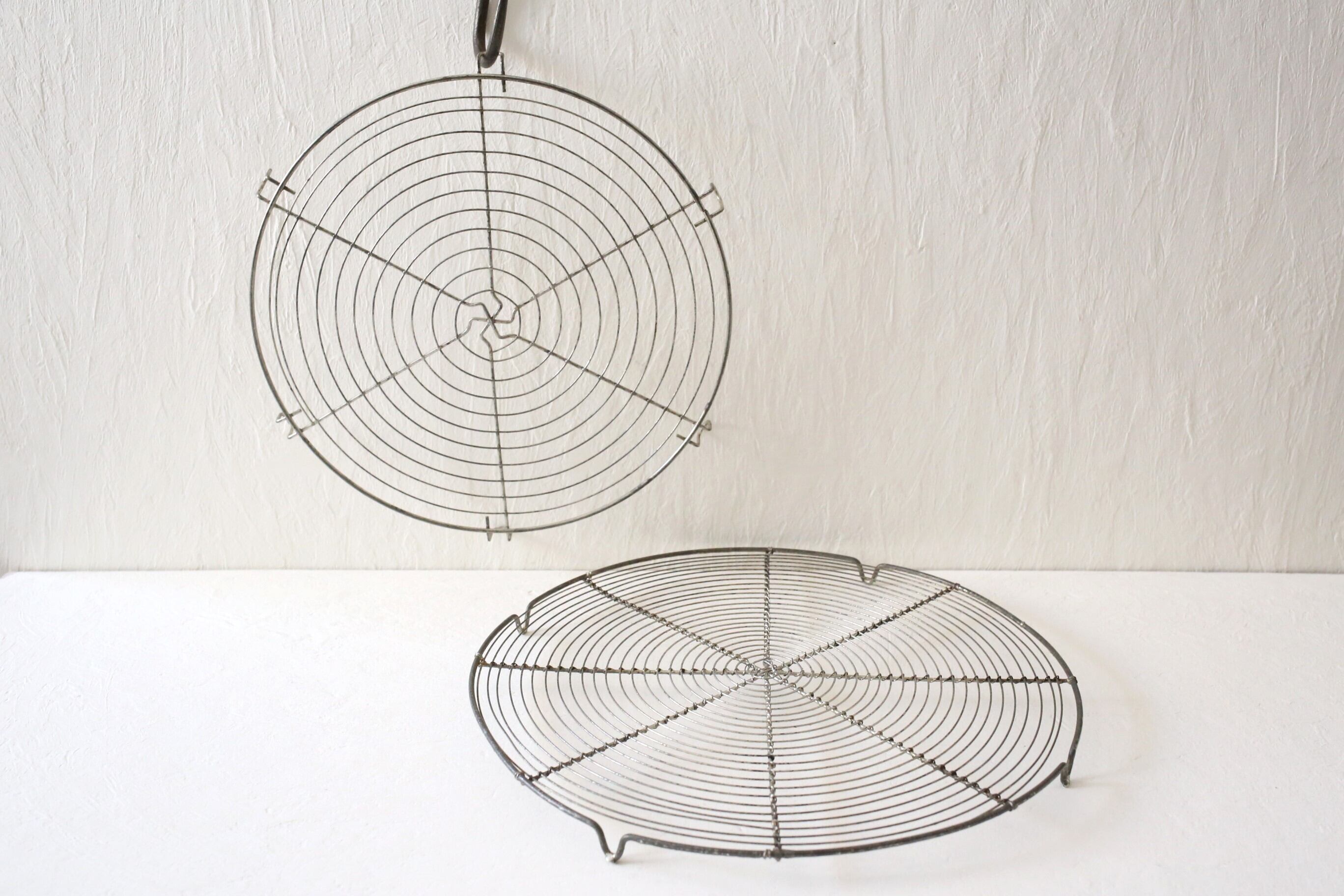 フランス アンティーク ヴィンテージ スチール製 ワイヤー ケーキクーラー N-05046