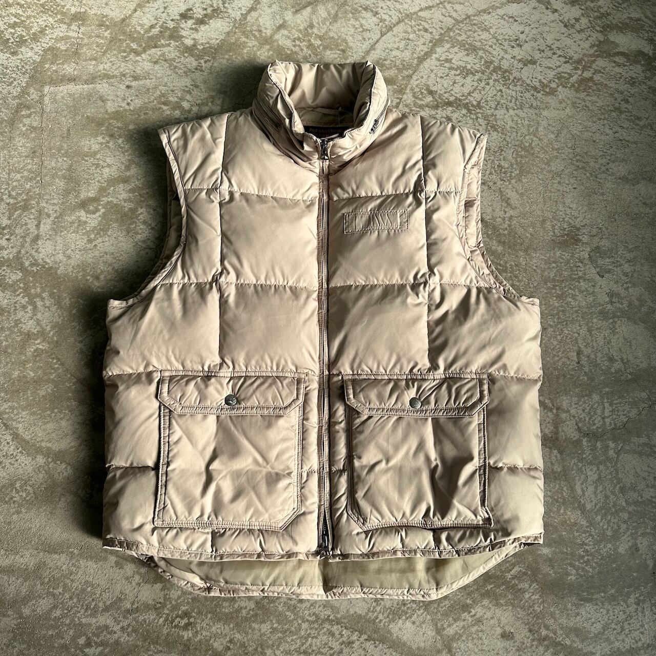 POLO JEANS COMPANY ダウンベスト ラルフ ベージュ XL 古着 | RUFFY