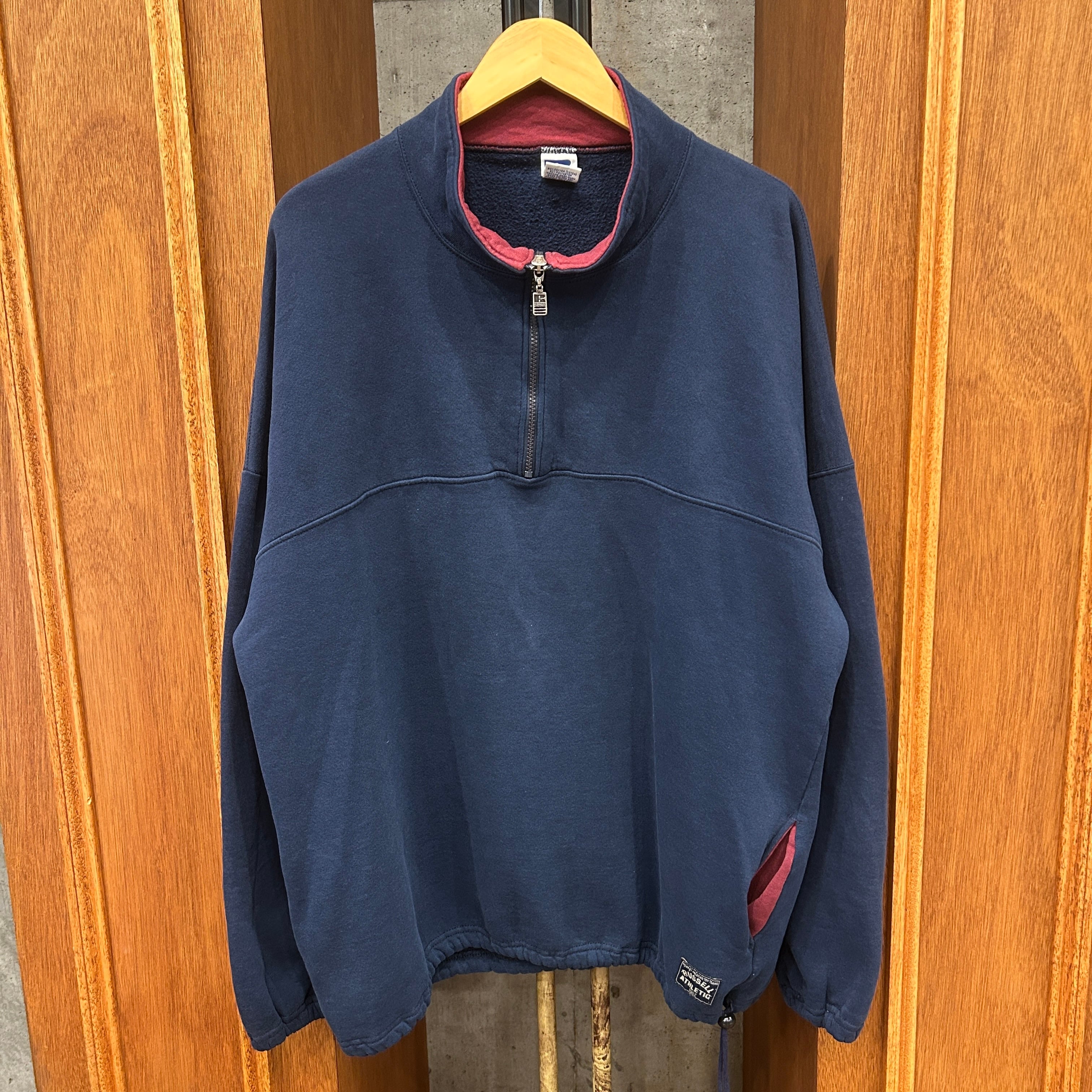 トップス RUSSELL SWEATSHIRTS 1990s SWT2609 1990s RUSSELL H/Z SWEAT SHIRT NAVY⑧ | safarionline
