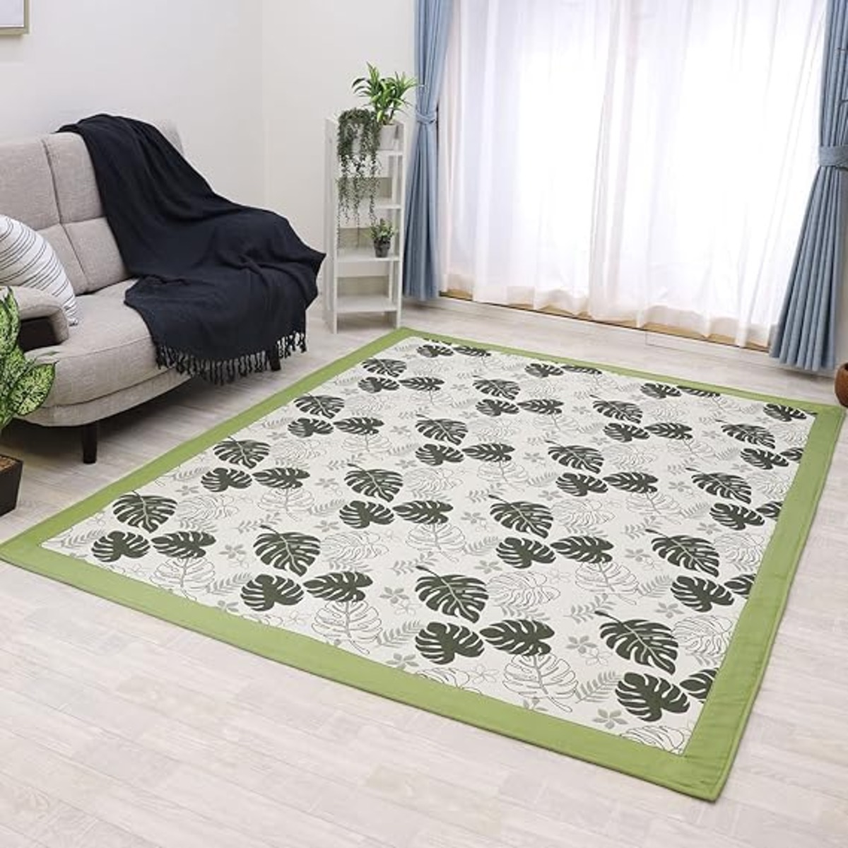 フリーリー カーペット ラグ 滑り止め付 190×240cm 約3畳 軽量設計 シェニール織り 丸洗いOK オールシーズン快適に使用 ...